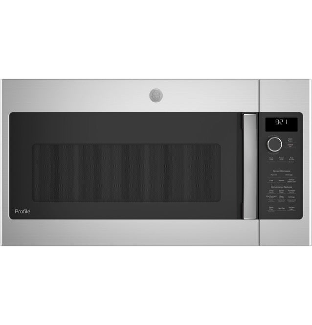 GE Profile™ 2.1 Cu. Ft. Over-the-Range Sensor Microwave Oven Model #: PVM9215SKSS
