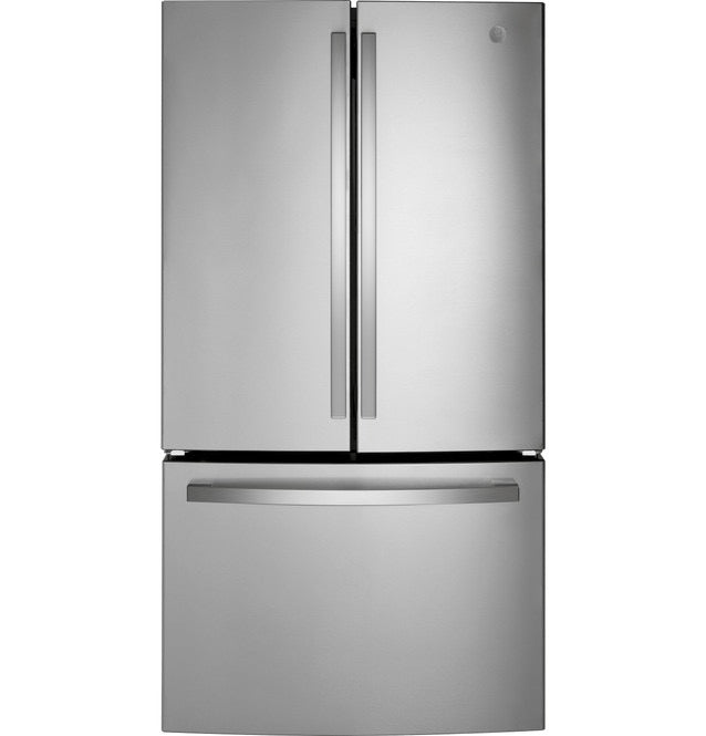 GE ENERGY STAR 27.0 Cu. Ft. Fingerprint Resistant French-Door Refrigerator Model #: GNE27JYMFS