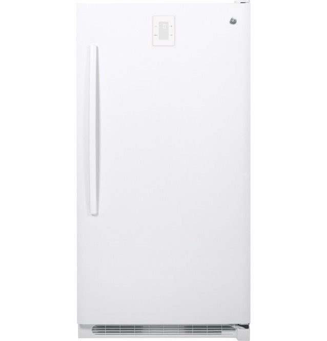 GE® ENERGY STAR® 17.3 Cu. Ft. Frost-Free Garage Ready Upright Freezer Model #: FUF17DLRWW