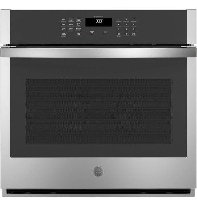 GE® 30" Smart Built-In Self-Clean Single Wall Oven Model #: JTS3000SNSS