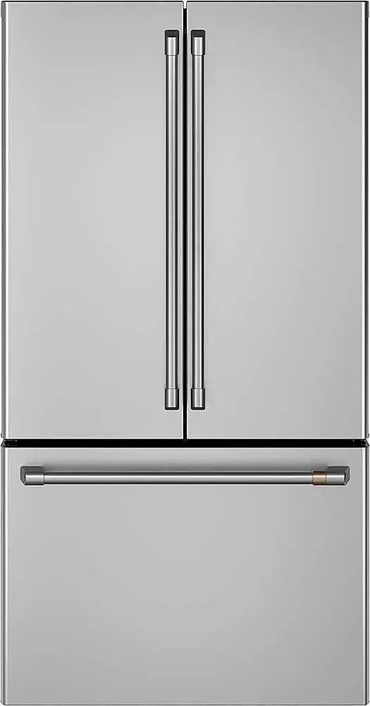 Cafe 36 Inch Wide 23.1 Cu. Ft. Counter Depth French Door Refrigerator with Internal Dispenser and Wi-Fi Compatibility Model: CWE23SP2MS1