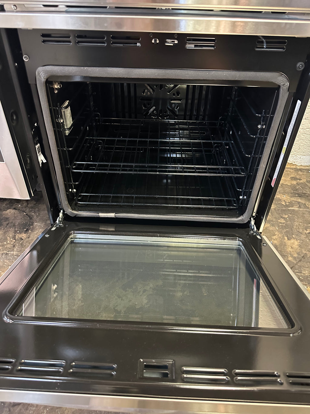 GE Profile™ 27" Built-In Combination Convection Microwave/Convection Wall Oven  Model #: PK7800SKSS