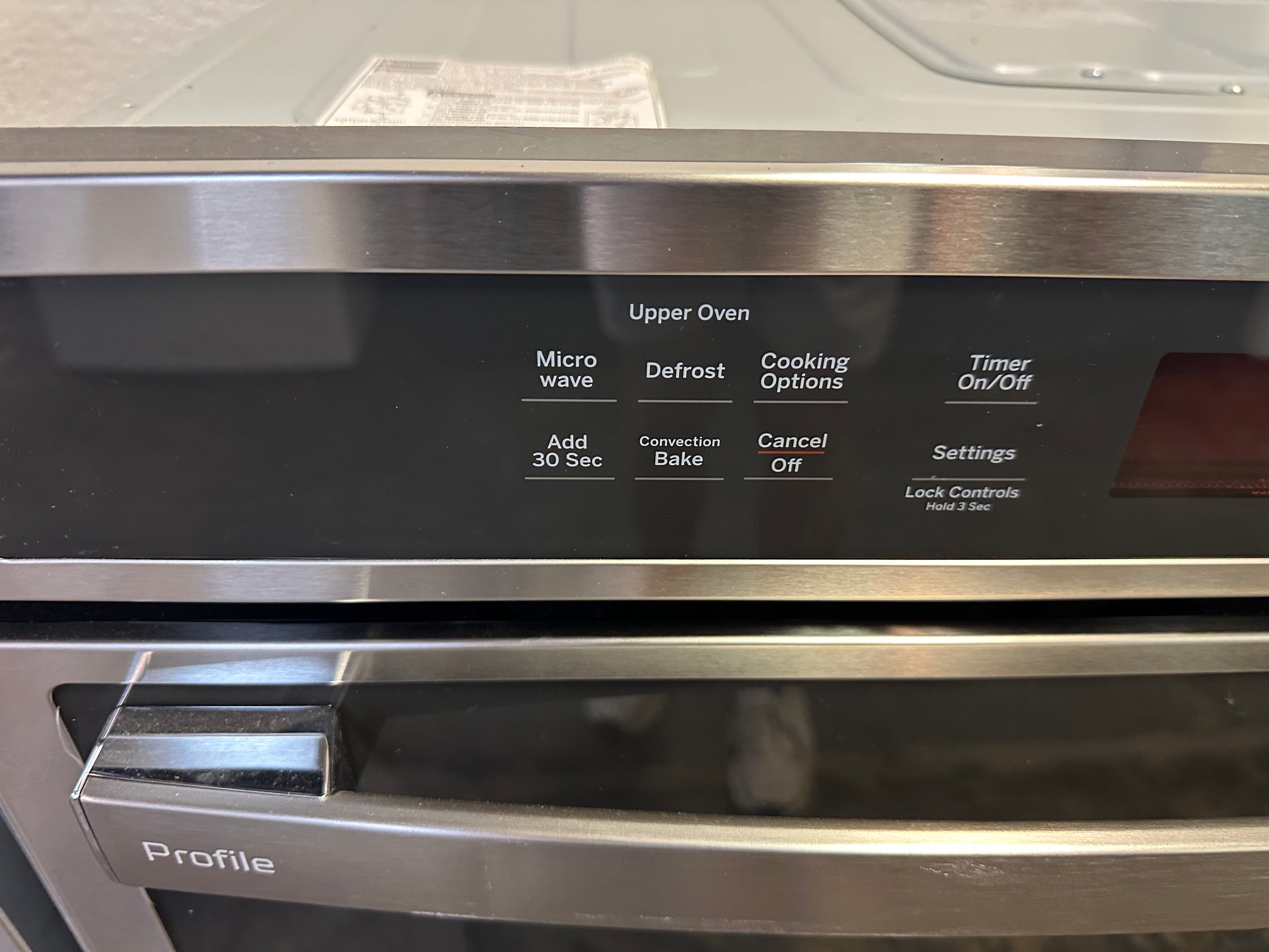 GE Profile™ 27" Built-In Combination Convection Microwave/Convection Wall Oven  Model #: PK7800SKSS