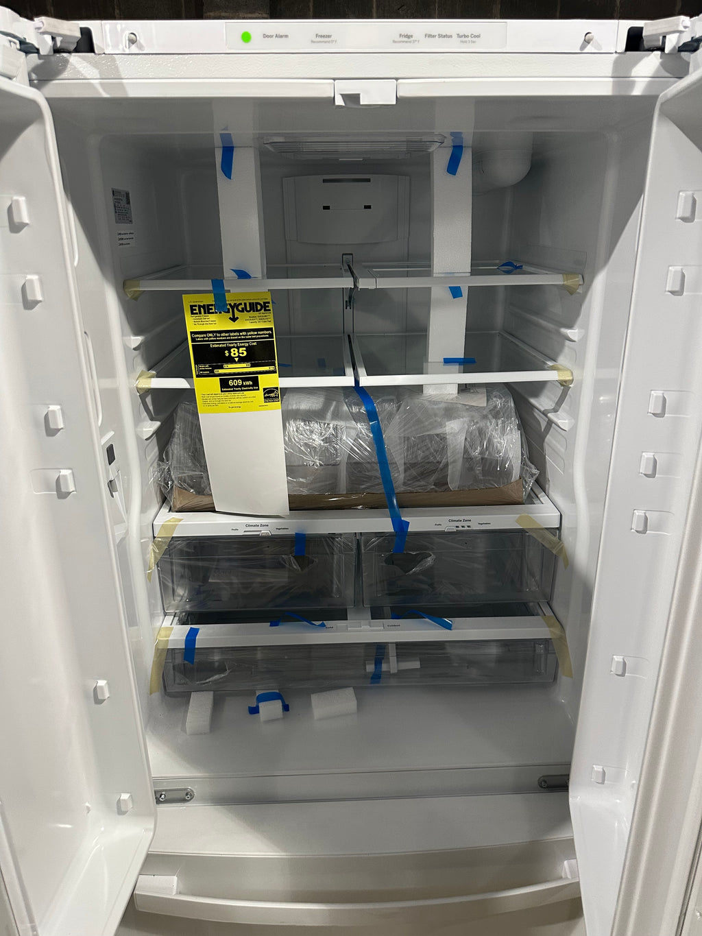 GE® ENERGY STAR® 24.7 Cu. Ft. French-Door Refrigerator  Model #: GNE25JGKWW