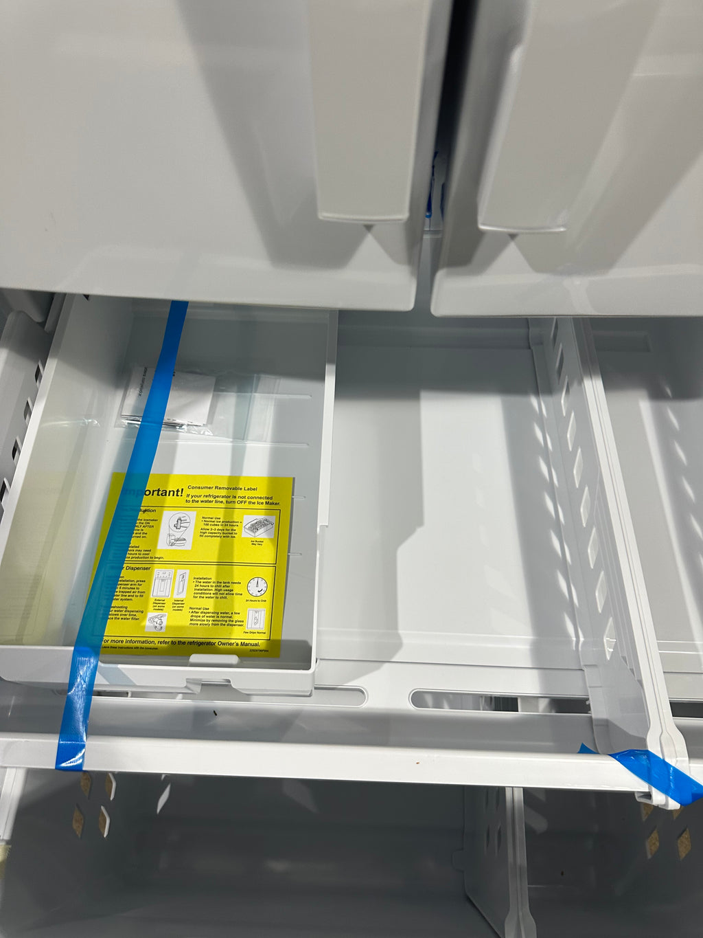 GE® ENERGY STAR® 24.7 Cu. Ft. French-Door Refrigerator  Model #: GNE25JGKWW