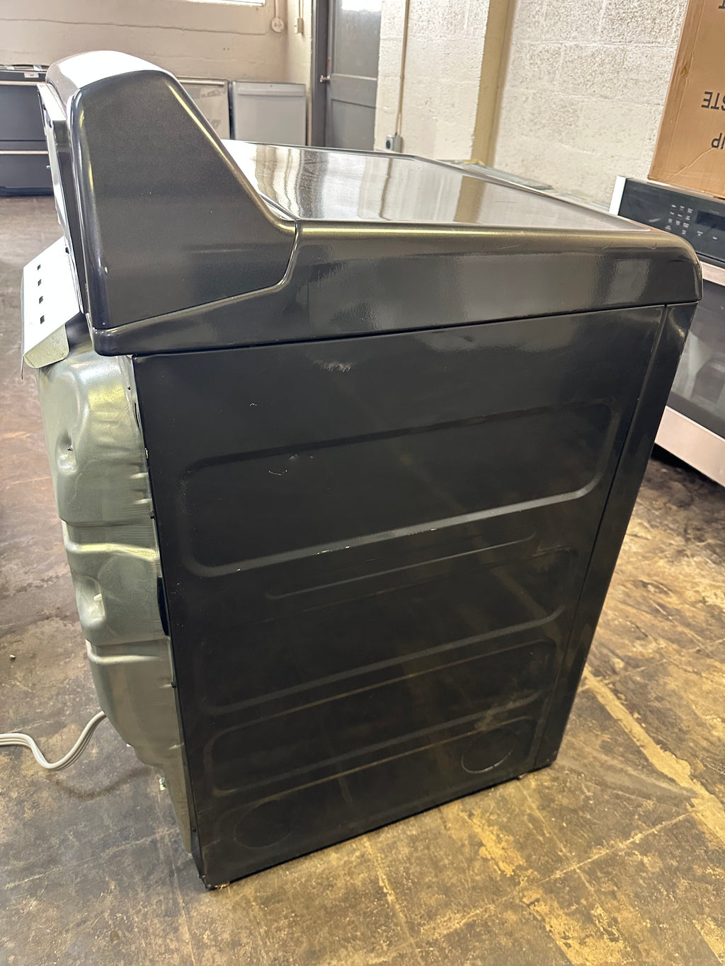 GE Profile™ ENERGY STAR® 7.4 cu. ft. Capacity aluminized alloy drum Electric Dryer with Sanitize Cycle and Sensor Dry  Model #: PTD60EBPRDG