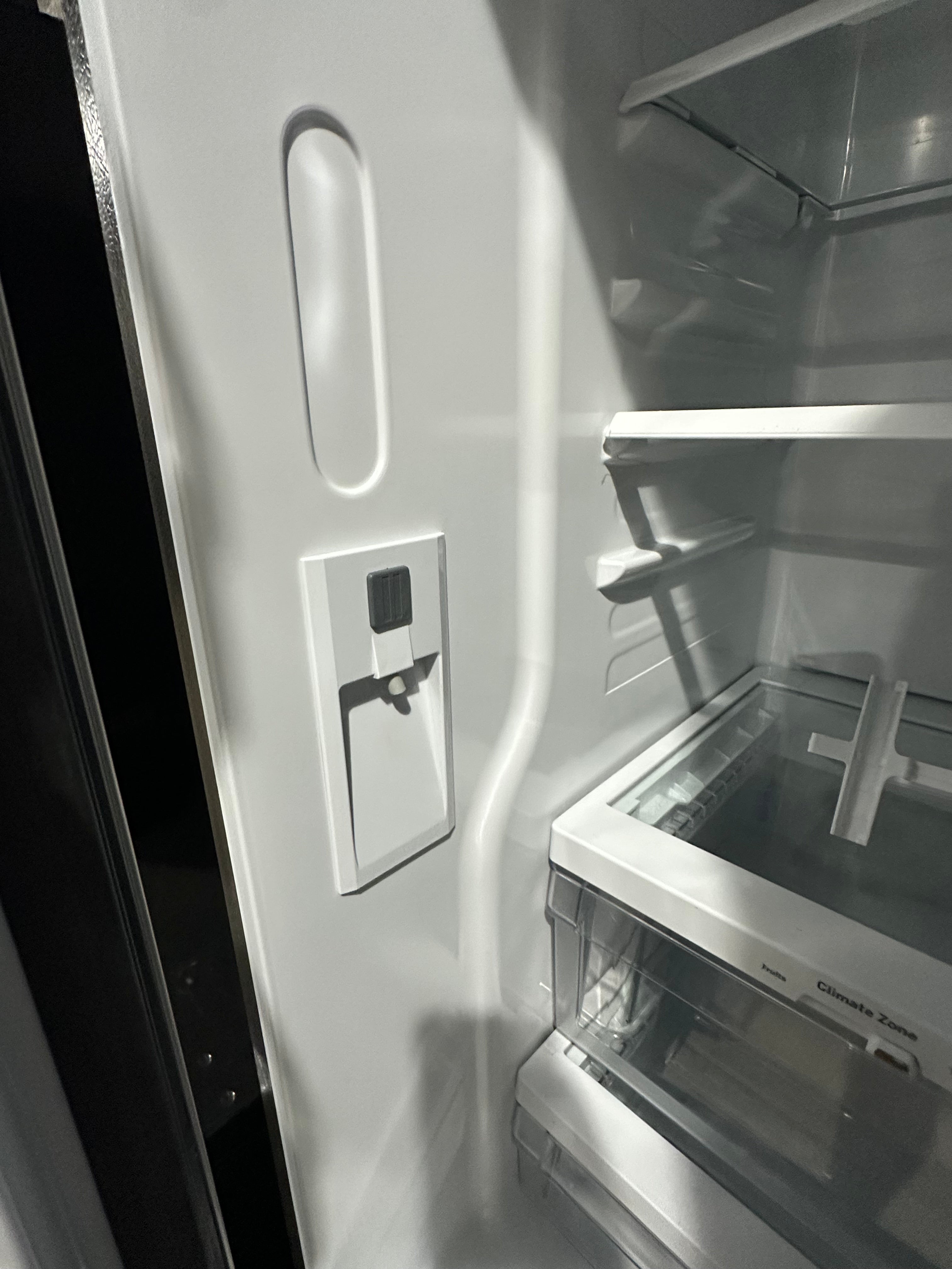 GE Standard-Depth 24.8-cu ft 3 -Door French Door Refrigerator with Ice Maker with Water Dispenser ( Fingerprint-resistant Stainless Steel ) ENERGY STAR Certified