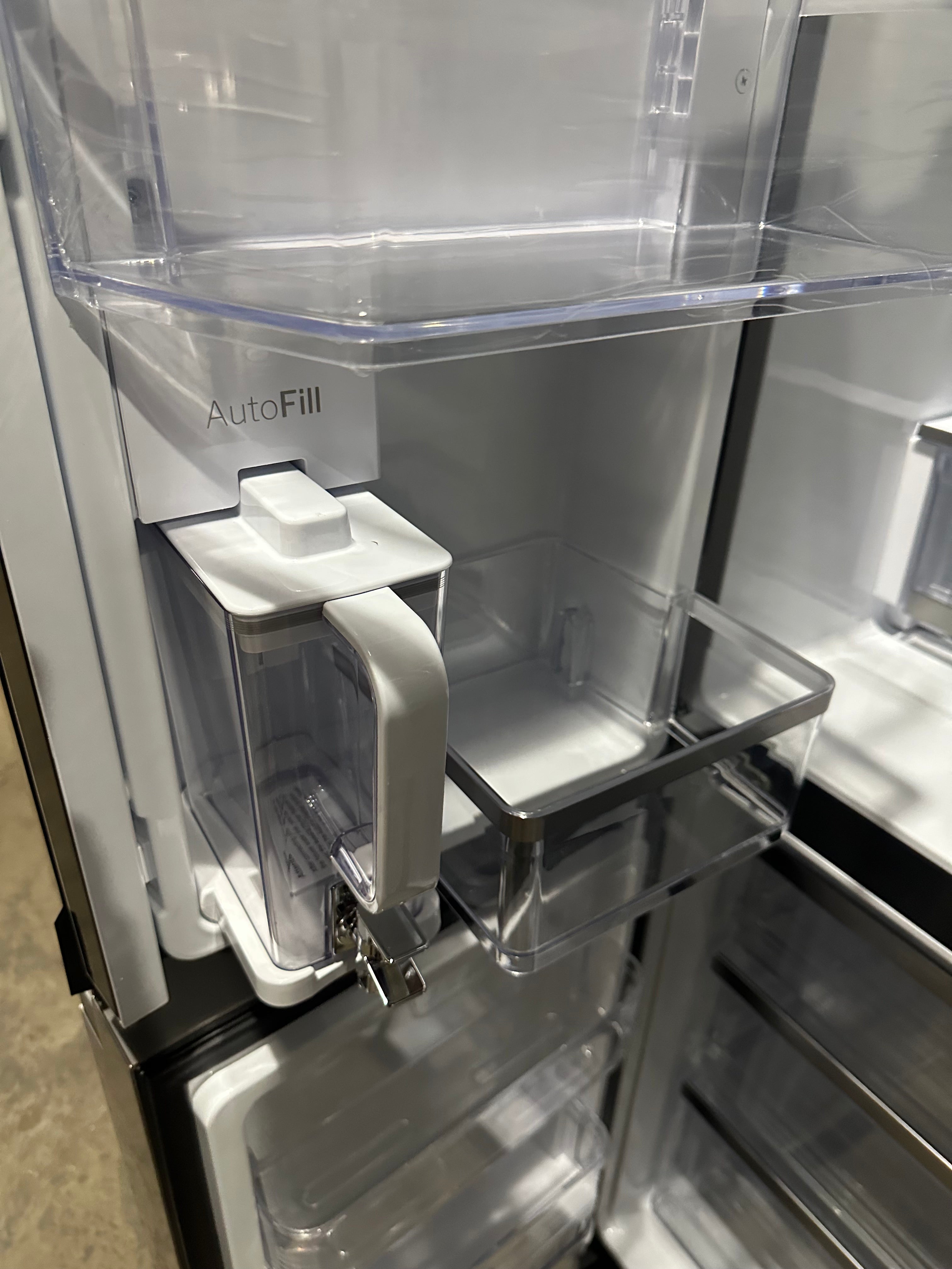 GE Profile™ ENERGY STAR® 28.4 Cu. Ft. Quad-Door Refrigerator with Dual-Dispense AutoFill Pitcher and Door in Door Model #: PAD28BYTFS