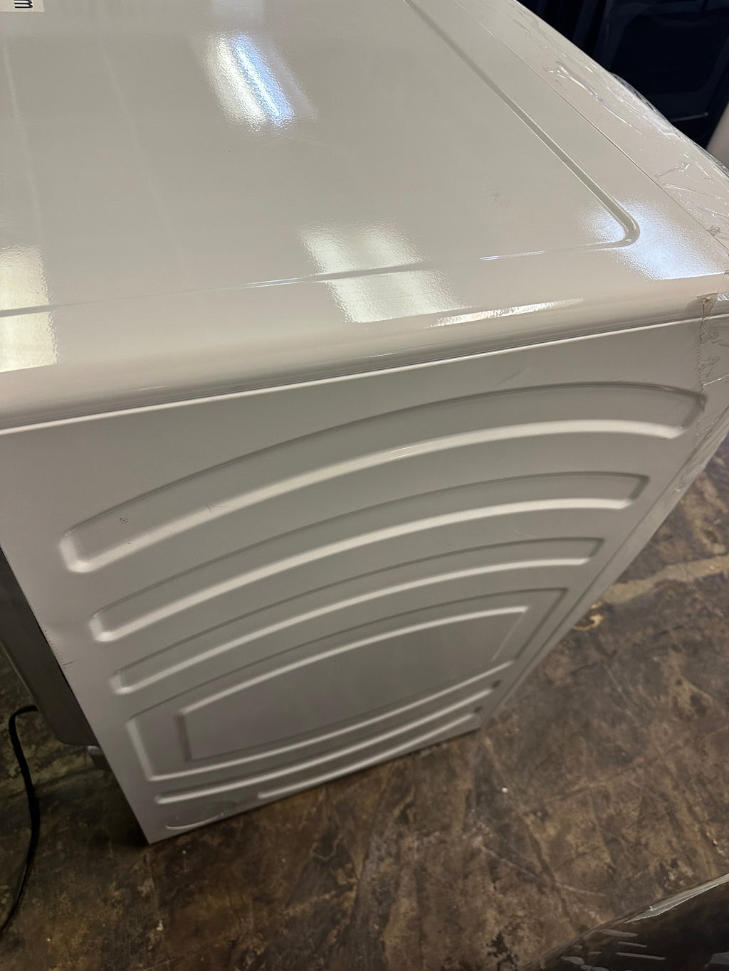 GE® ENERGY STAR® 7.8 cu. ft. Capacity Smart Front Load Electric Dryer with Steam and Sanitize Cycle  Model #: GFD65ESSVWW