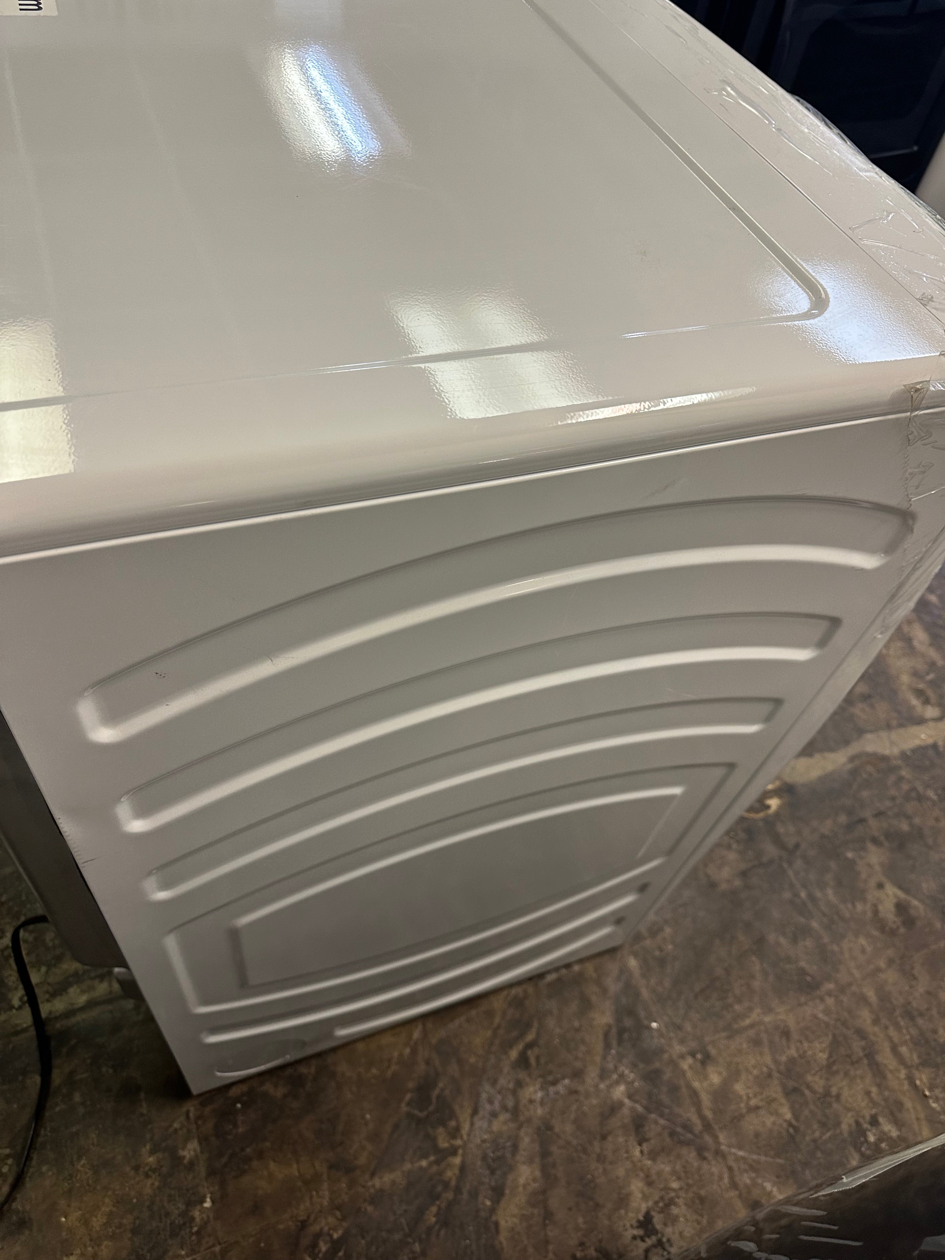 GE® ENERGY STAR® 7.8 cu. ft. Capacity Smart Front Load Electric Dryer with Steam and Sanitize Cycle  Model #: GFD65ESSVWW