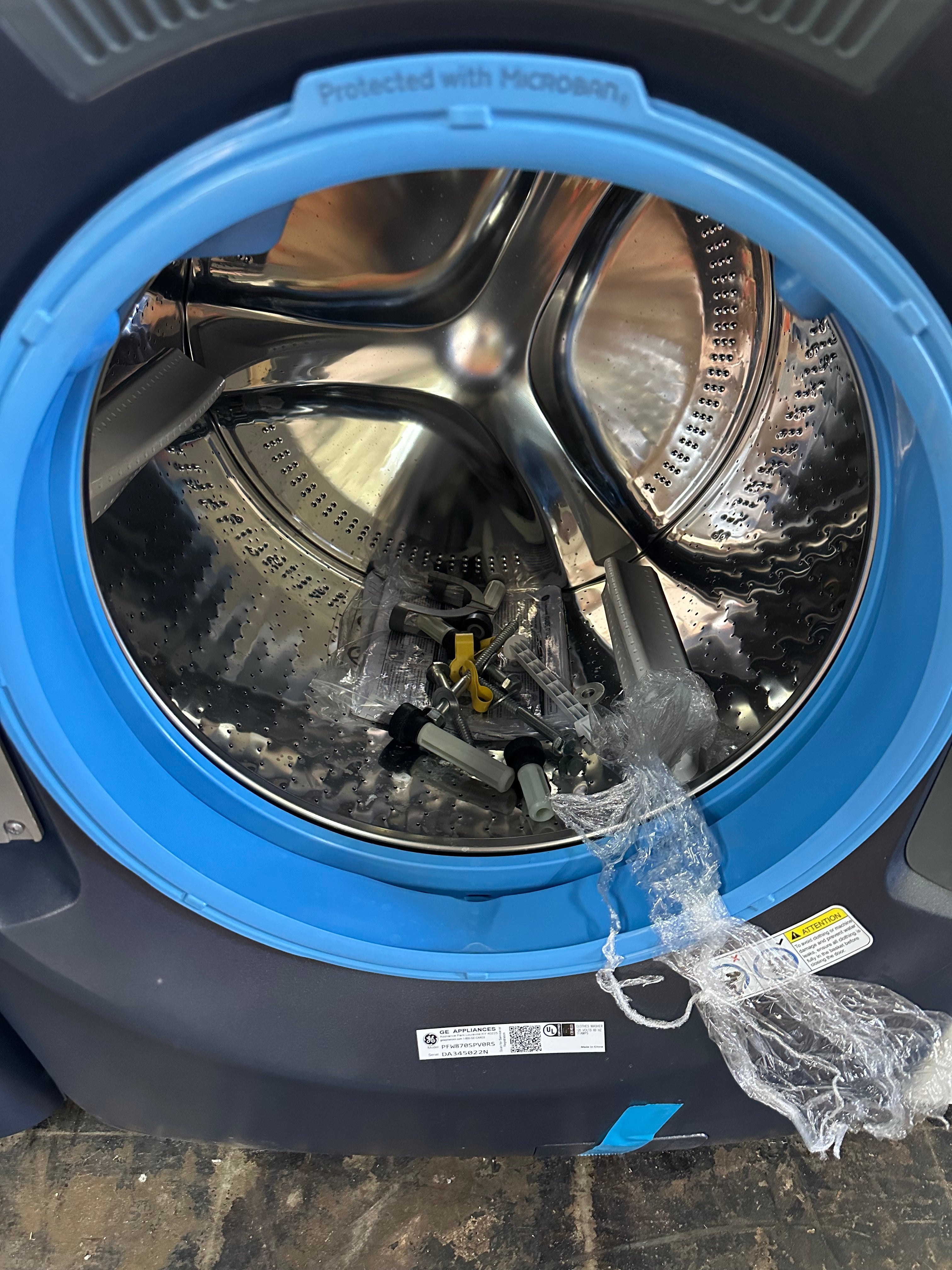 GE Profile™ 5.3 cu. ft. Capacity Smart Front Load ENERGY STAR® Washer with UltraFresh™ Vent System+ with OdorBlock™ Model #: PFW870SPVRS