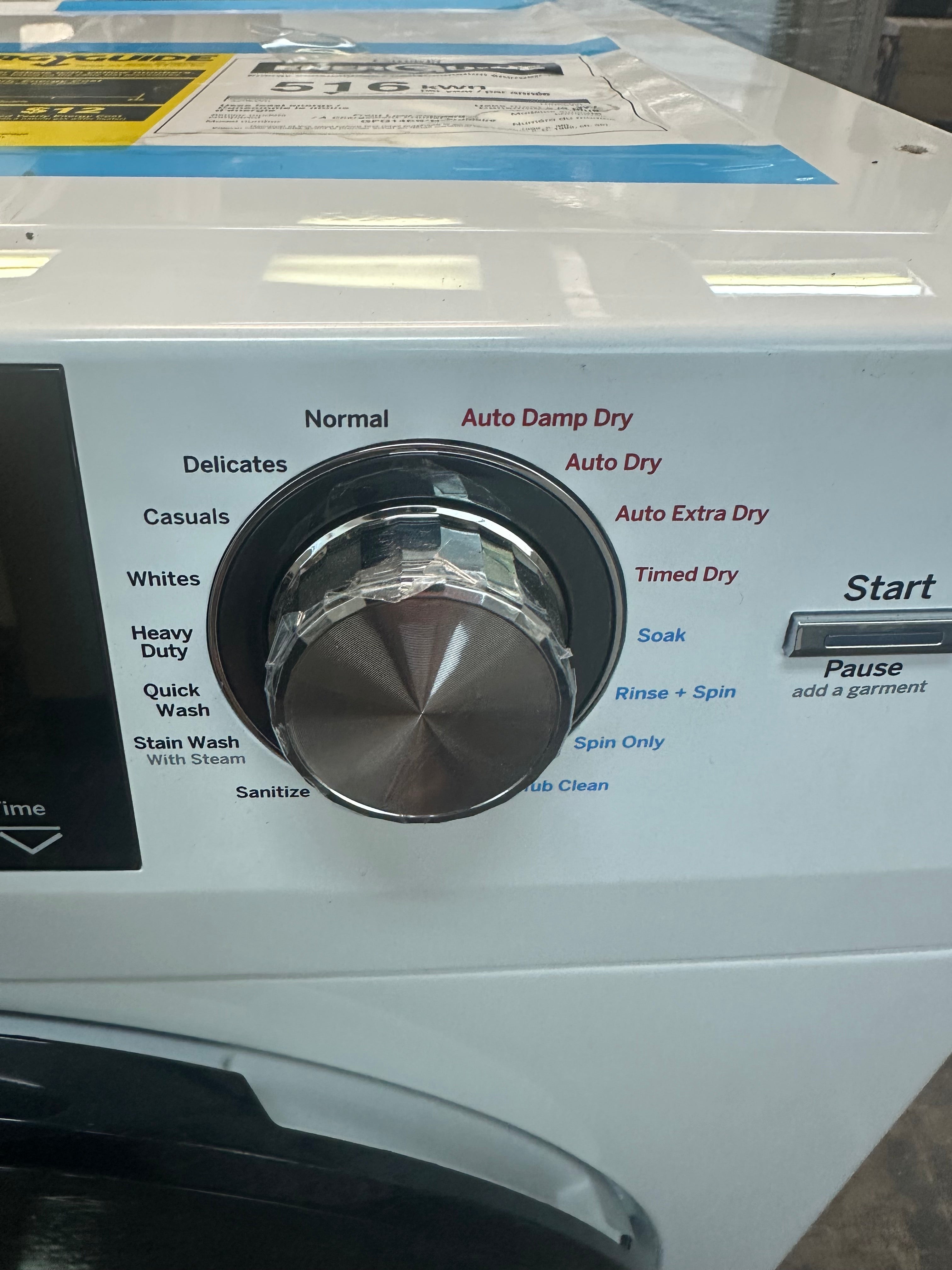 GE® 24" 2.4 cu. ft.Capacity Front Load Washer/Condenser Dryer Combo Model #: GFQ14ESSNWW