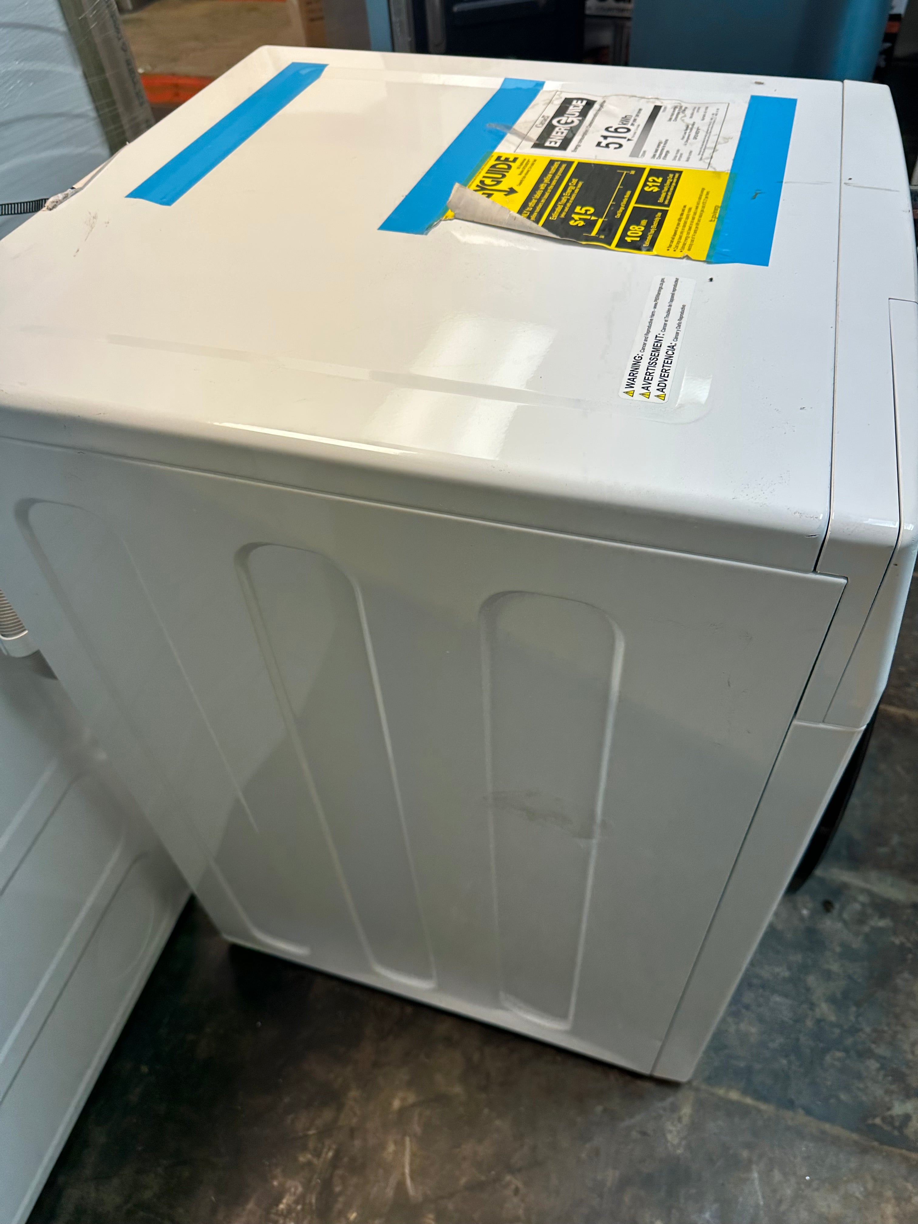 GE® 24" 2.4 cu. ft.Capacity Front Load Washer/Condenser Dryer Combo Model #: GFQ14ESSNWW