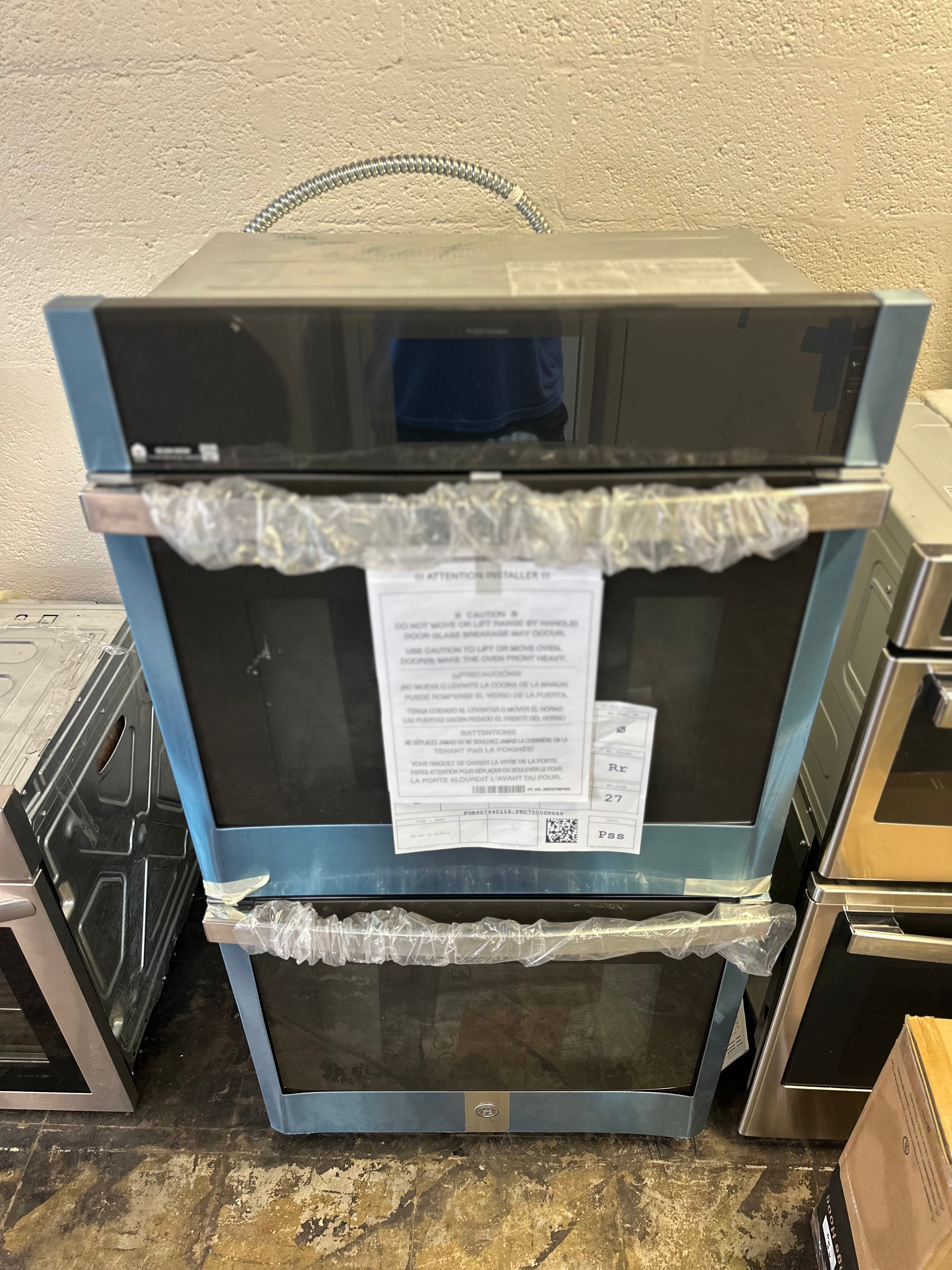 GE Profile™ 27" Smart Built-In Convection Double Wall Oven Model #: PKD7000SNSS