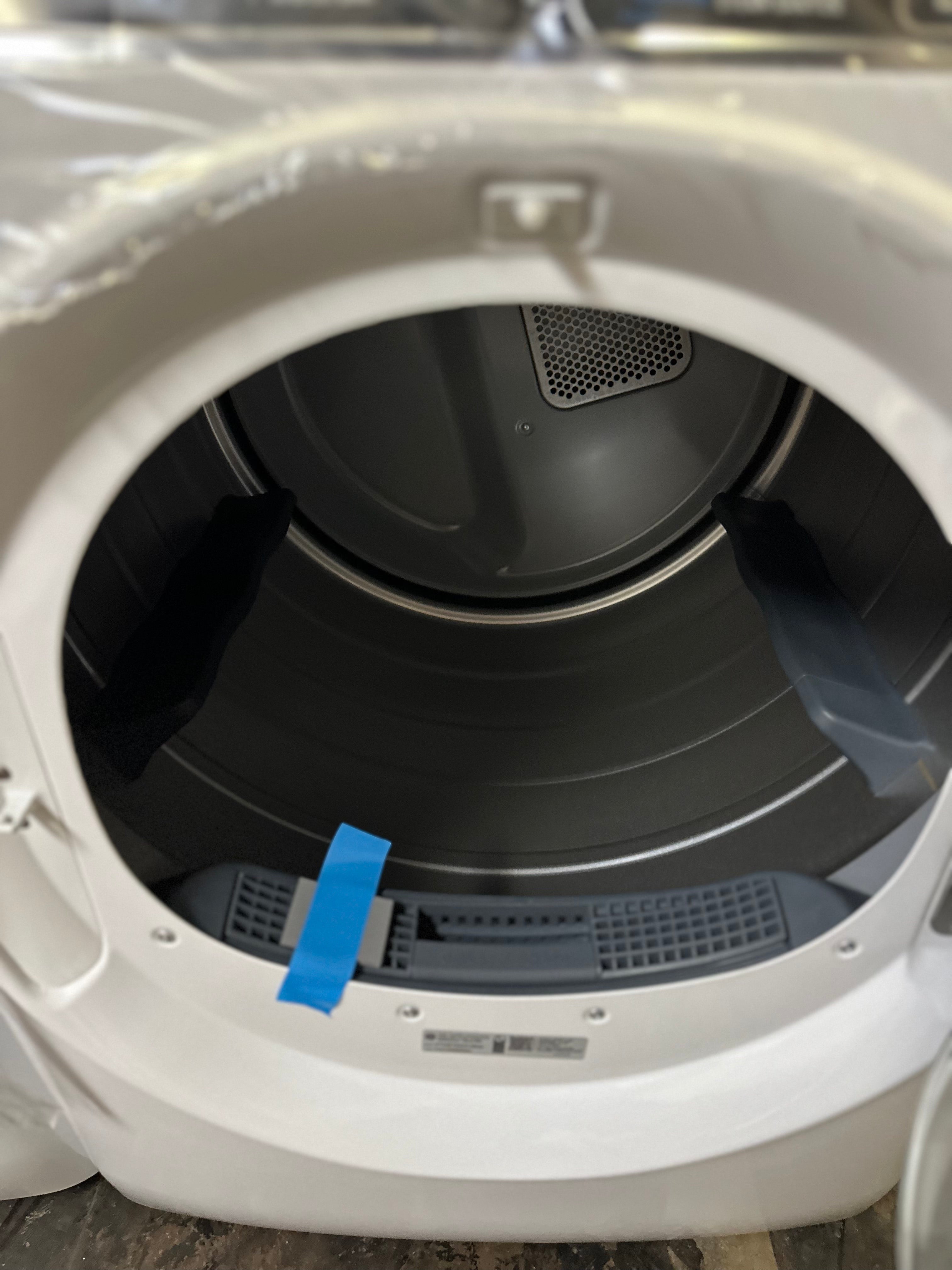 GE Profile™ 7.8 cu. ft. Capacity Smart Front Load Gas Dryer with Steam and Sanitize Cycle  Model #: PFD87GSSVWW