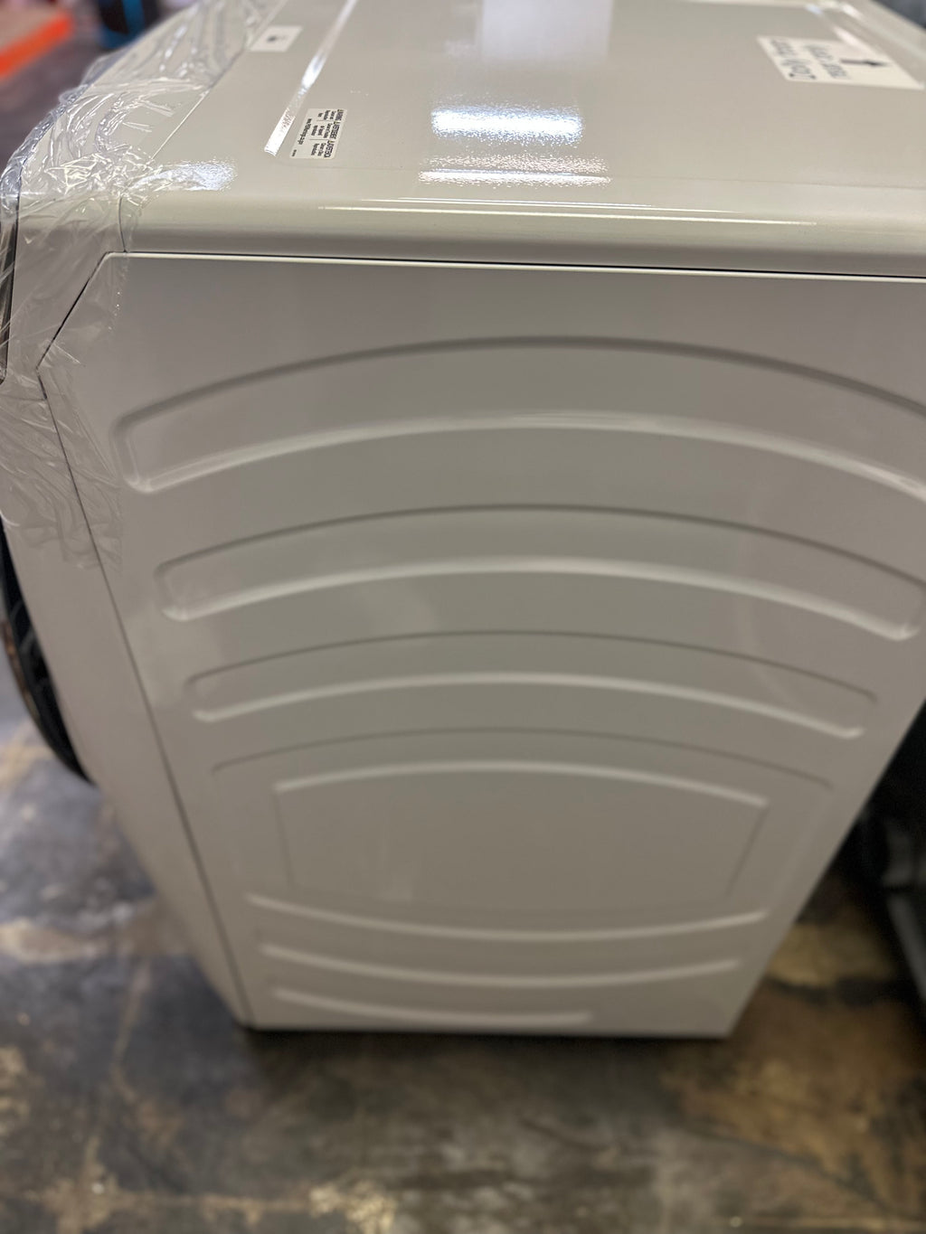 GE Profile™ 7.8 cu. ft. Capacity Smart Front Load Gas Dryer with Steam and Sanitize Cycle  Model #: PFD87GSSVWW