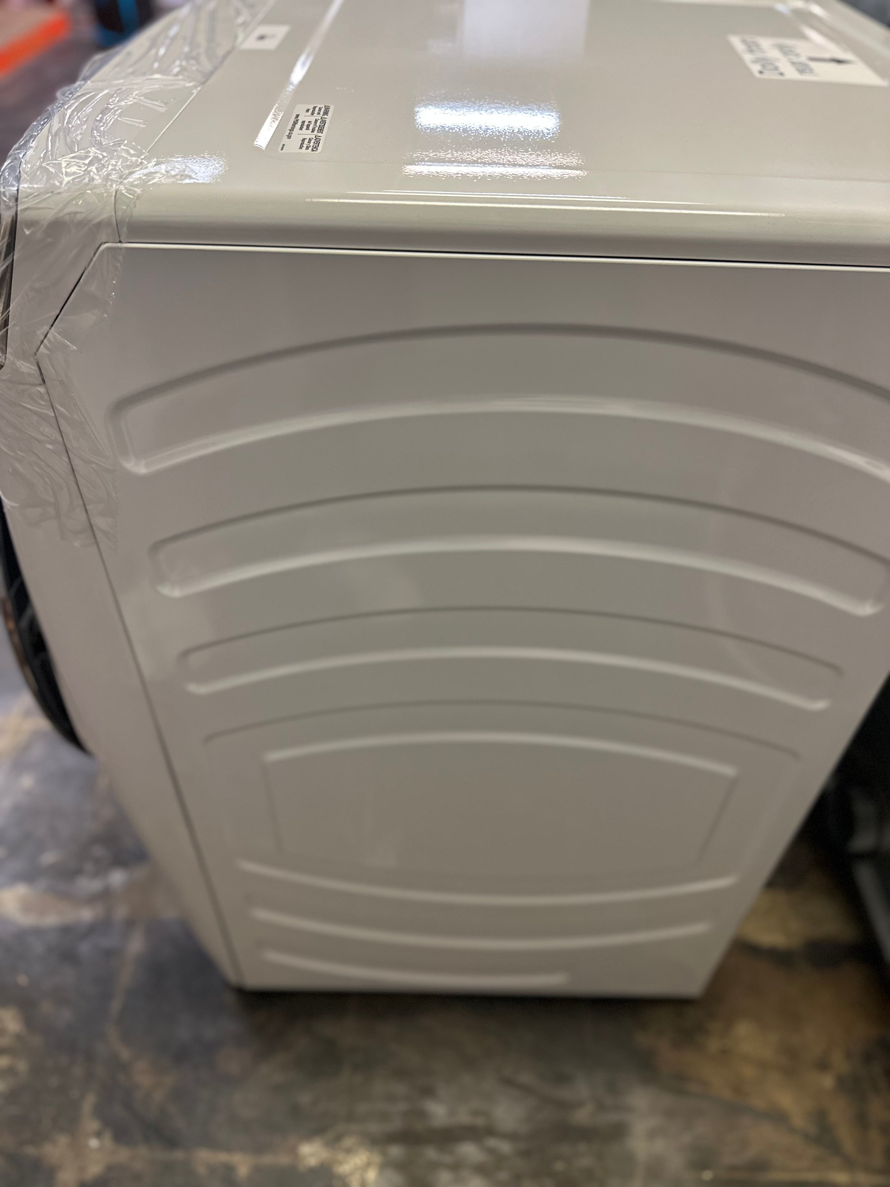 GE Profile™ 7.8 cu. ft. Capacity Smart Front Load Gas Dryer with Steam and Sanitize Cycle  Model #: PFD87GSSVWW