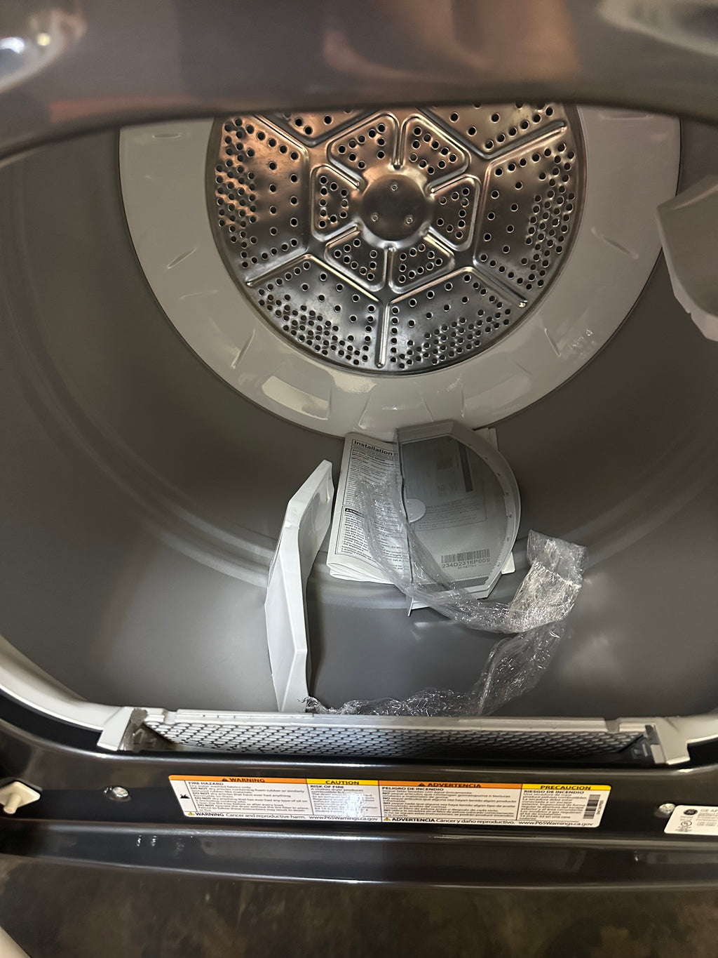 GE® 7.4 cu. ft. Capacity Electric Dryer with Up To 120 ft. Venting and Sensor Dry  Model #: GTD58EBPVDG