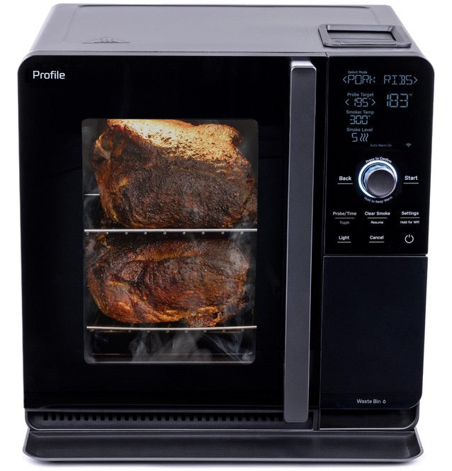 GE Profile™ Smart Indoor Pellet Smoker  Model #: P9SBAAS6VBB