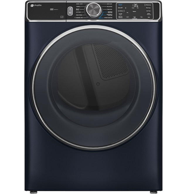 GE Profile™ 7.8 cu. ft. Capacity Smart Front Load Gas Dryer with Steam and Sanitize Cycle  Model #: PFD87GSPVRS