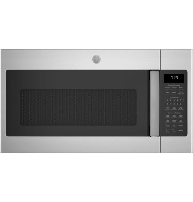 GE® 1.9 Cu. Ft. Over-the-Range Sensor Microwave Oven  Model #: JVM7195SKSS